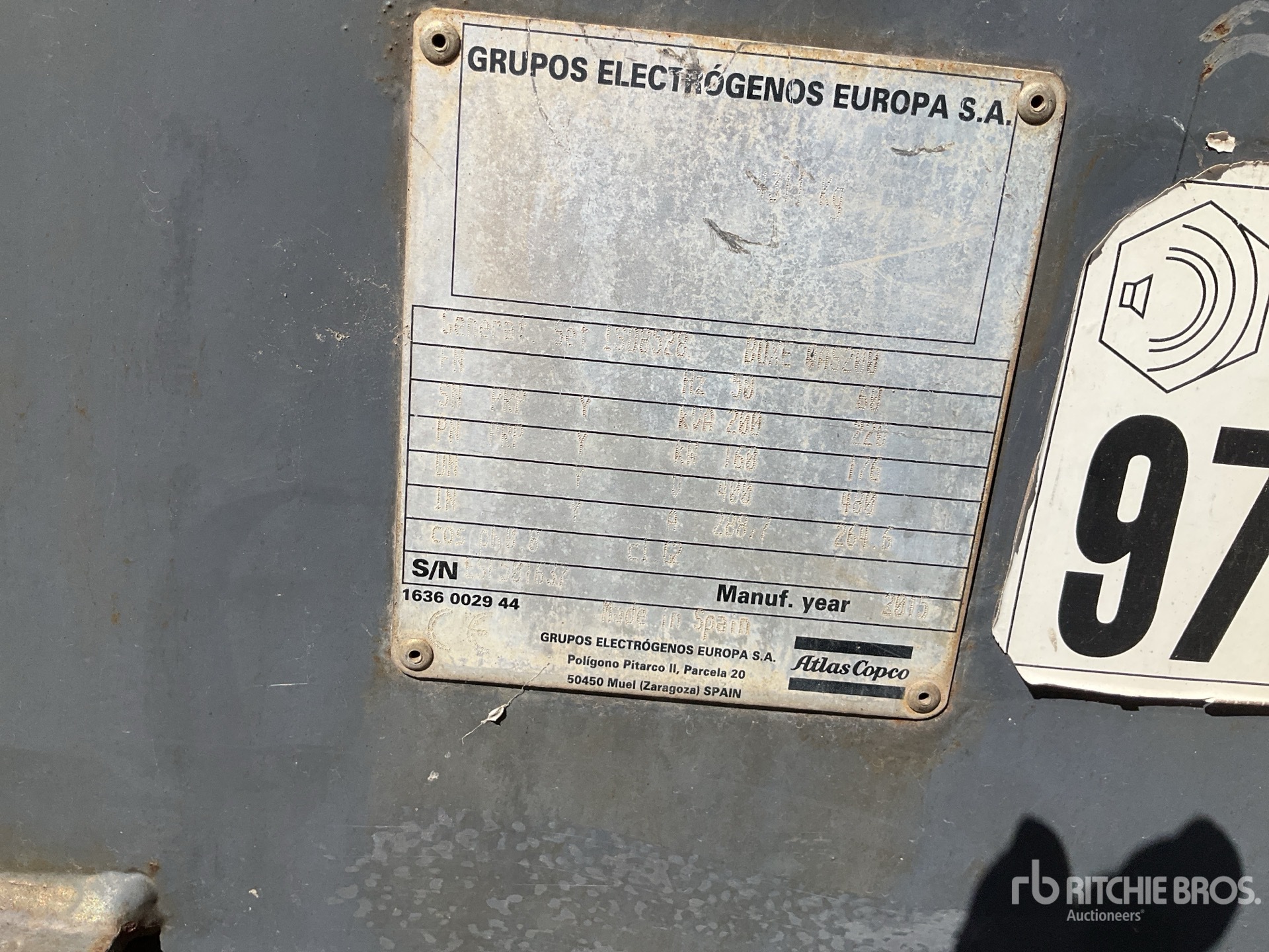 2015 Atlas Copco QAS200