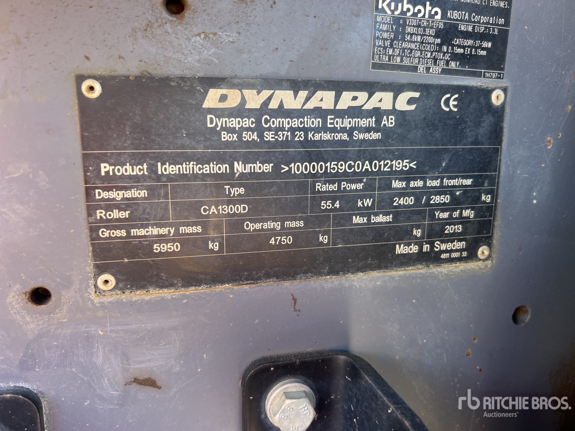 2013 Dynapac CA1300D