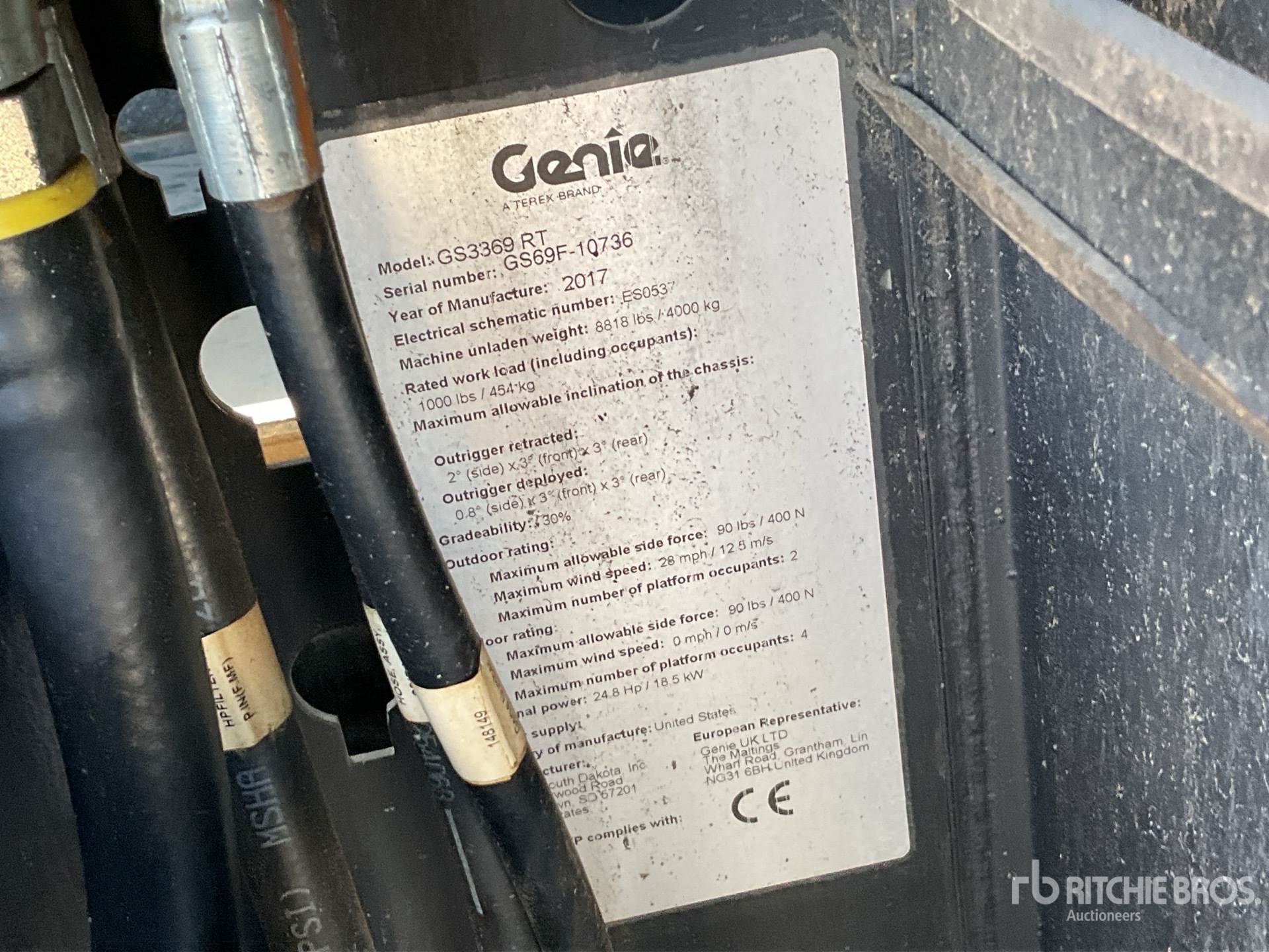 2017 Genie GS 33369 RT
