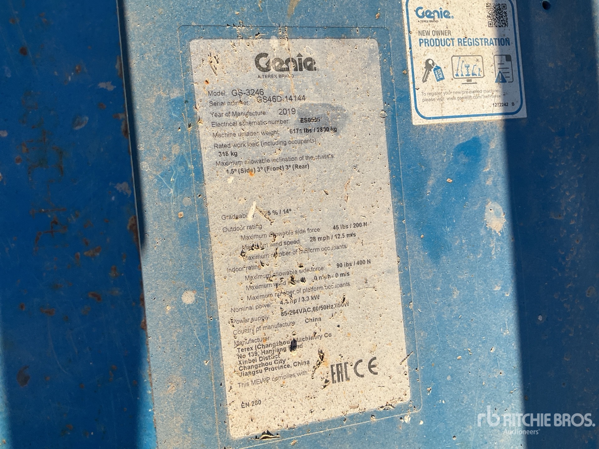 2019 Genie GS3246