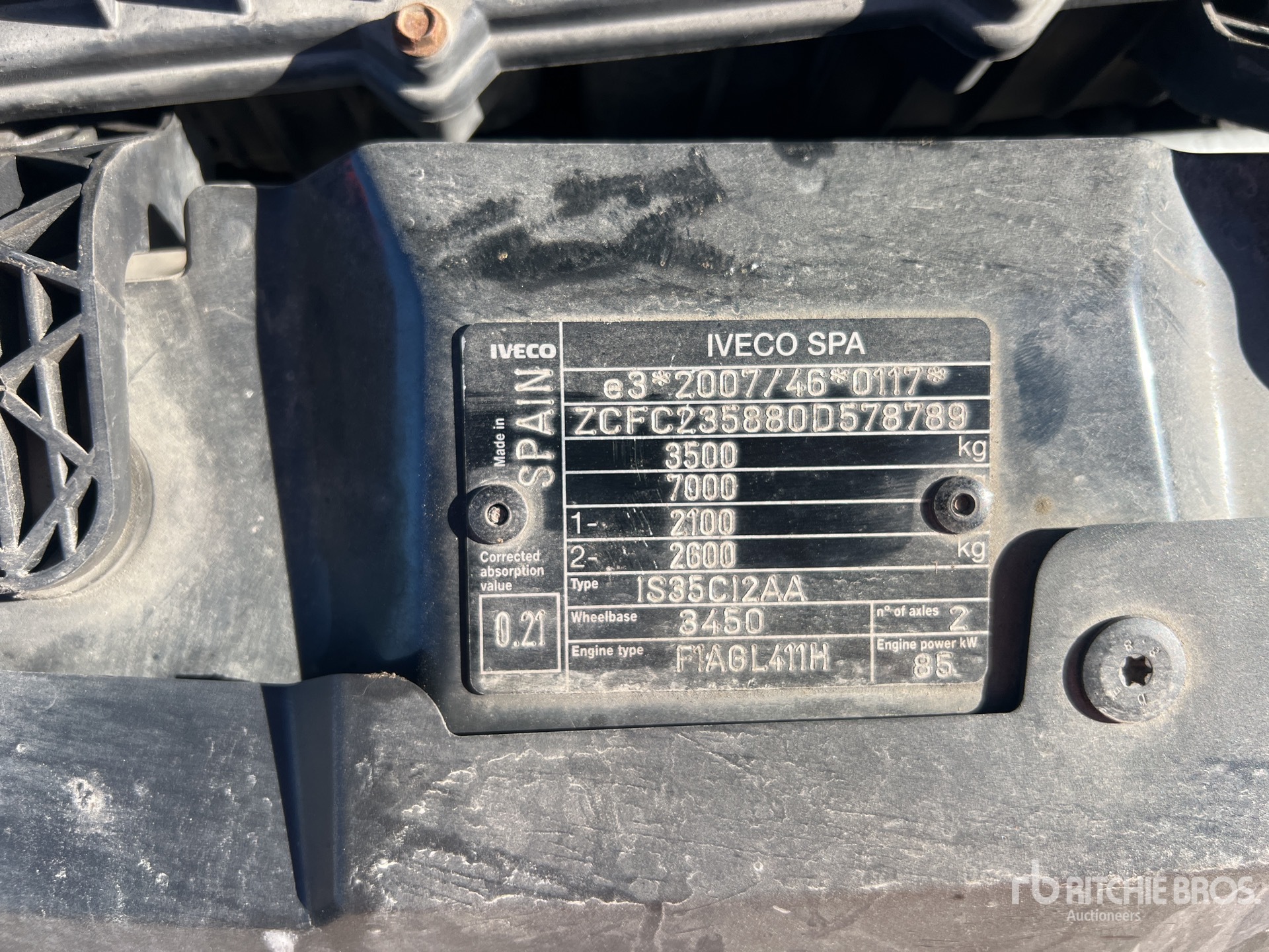 2017 Iveco DAILY 35-120