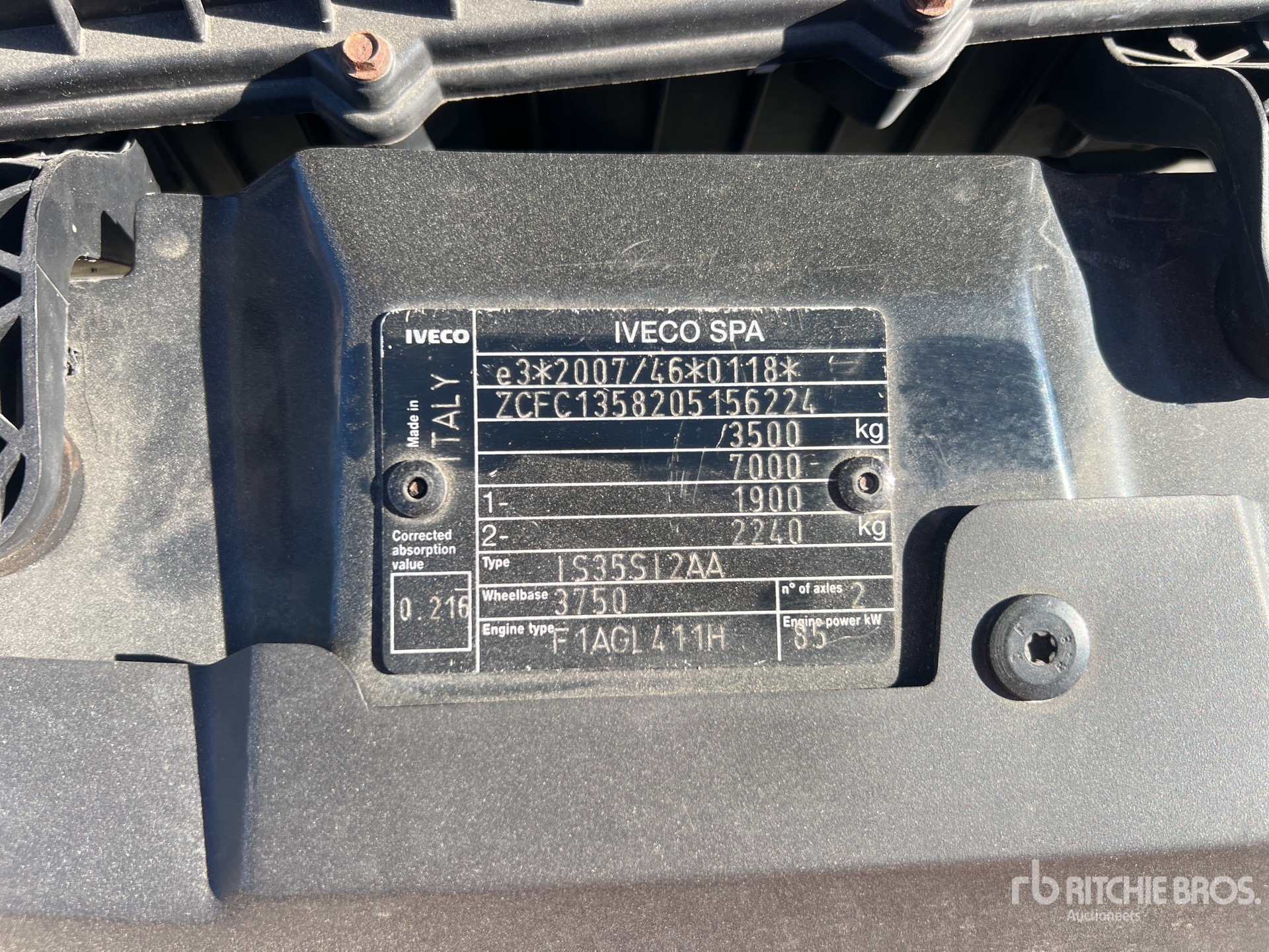 2017 Iveco DAILY 35-120