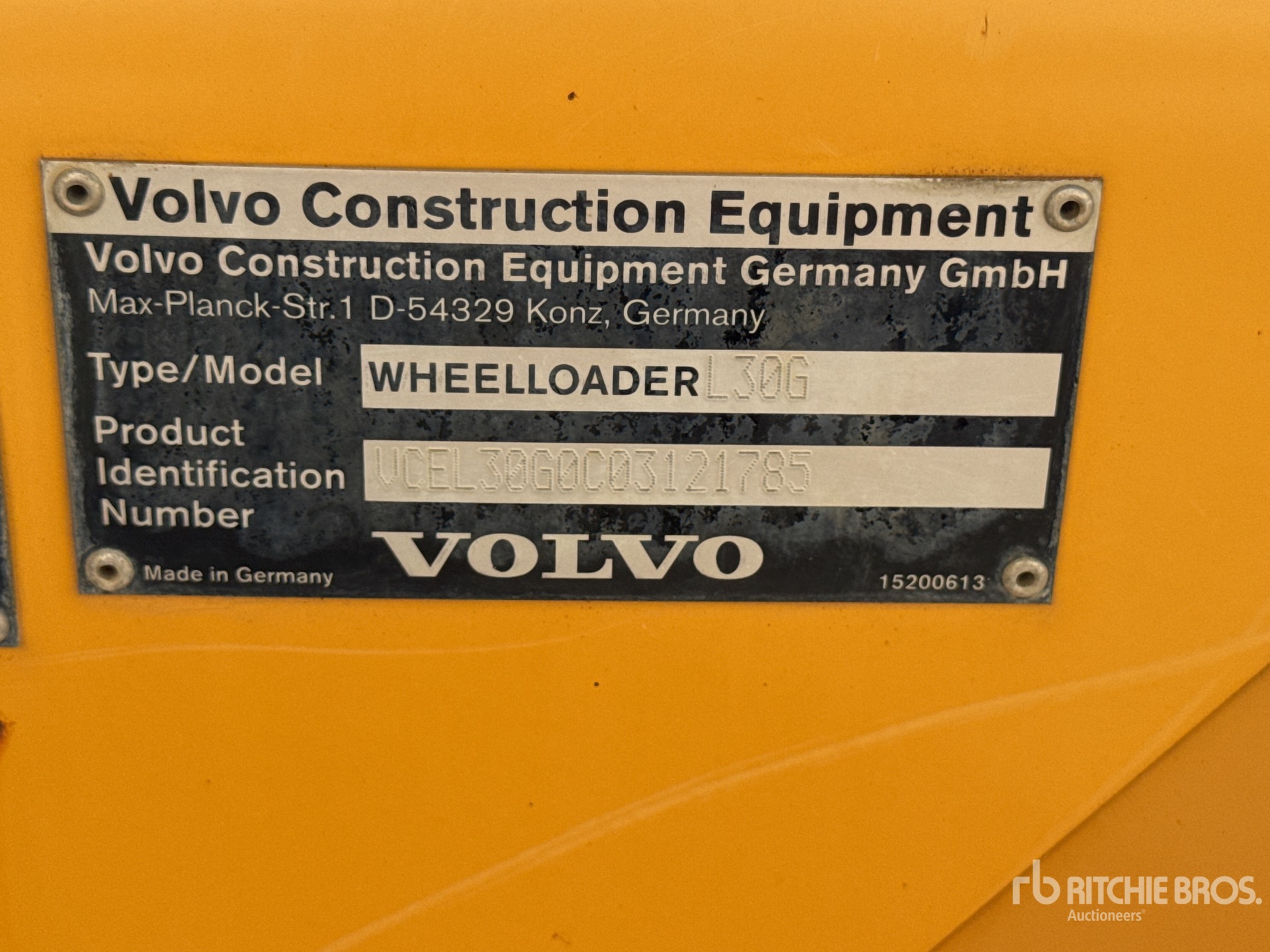 2017 Volvo L30G