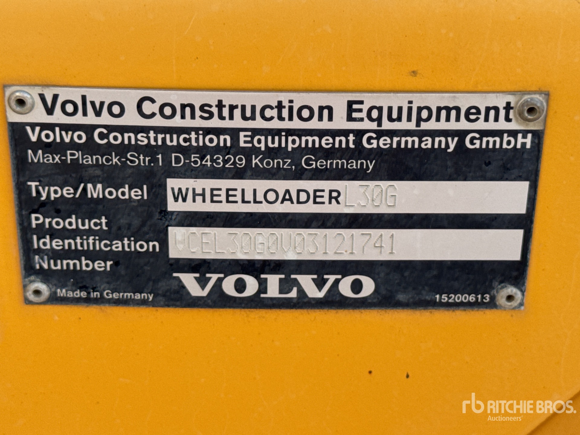 2017 Volvo L30G