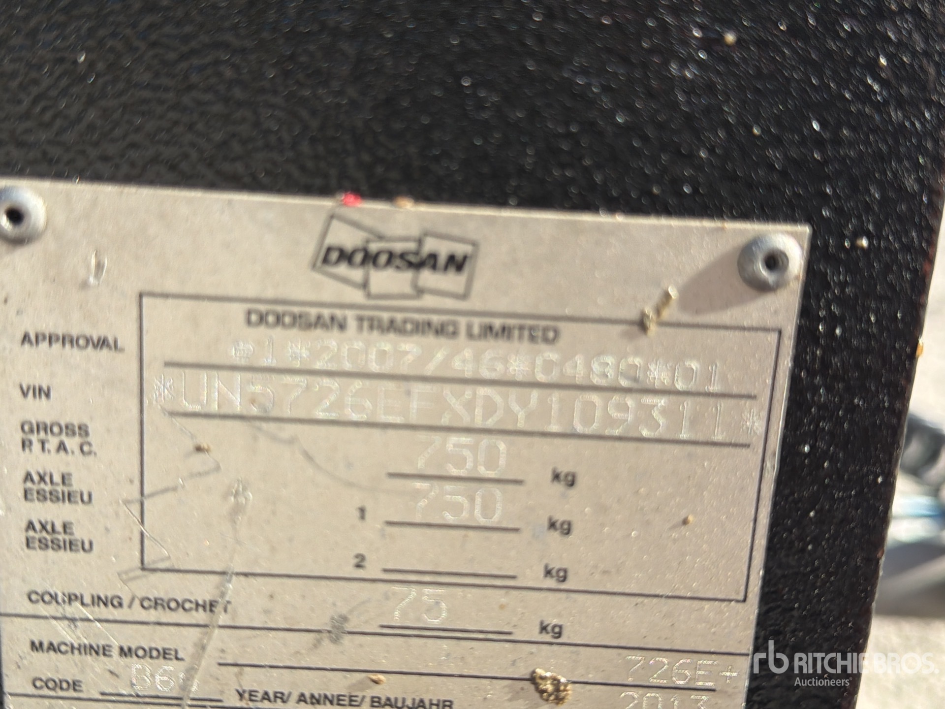 2013 Doosan Portable Power 726E