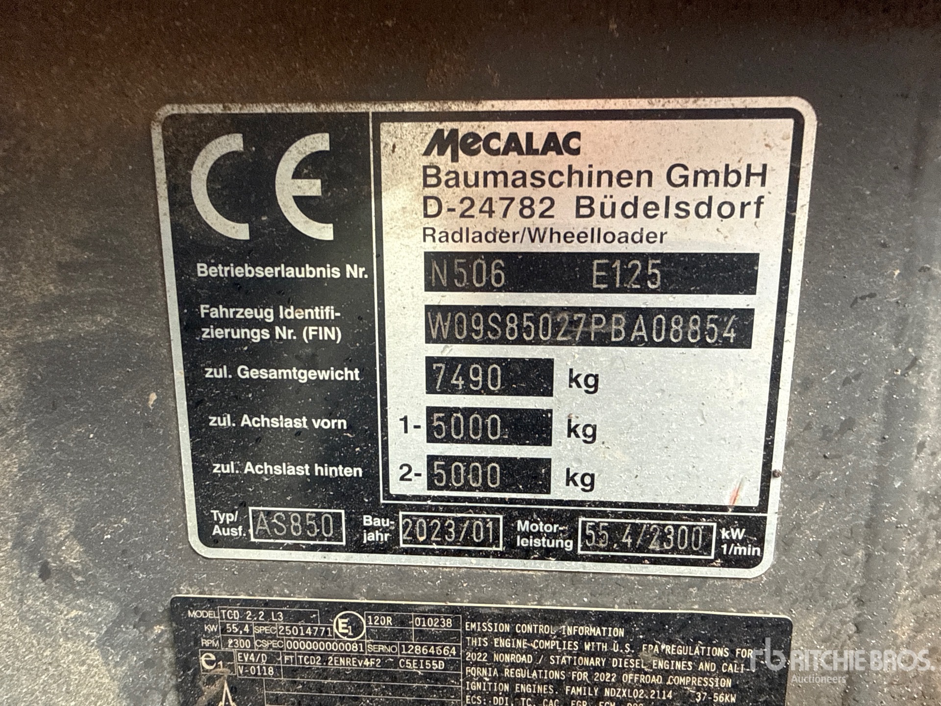 2023 Mecalac AS850