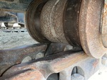 Undercarriage with Left Track Rollers