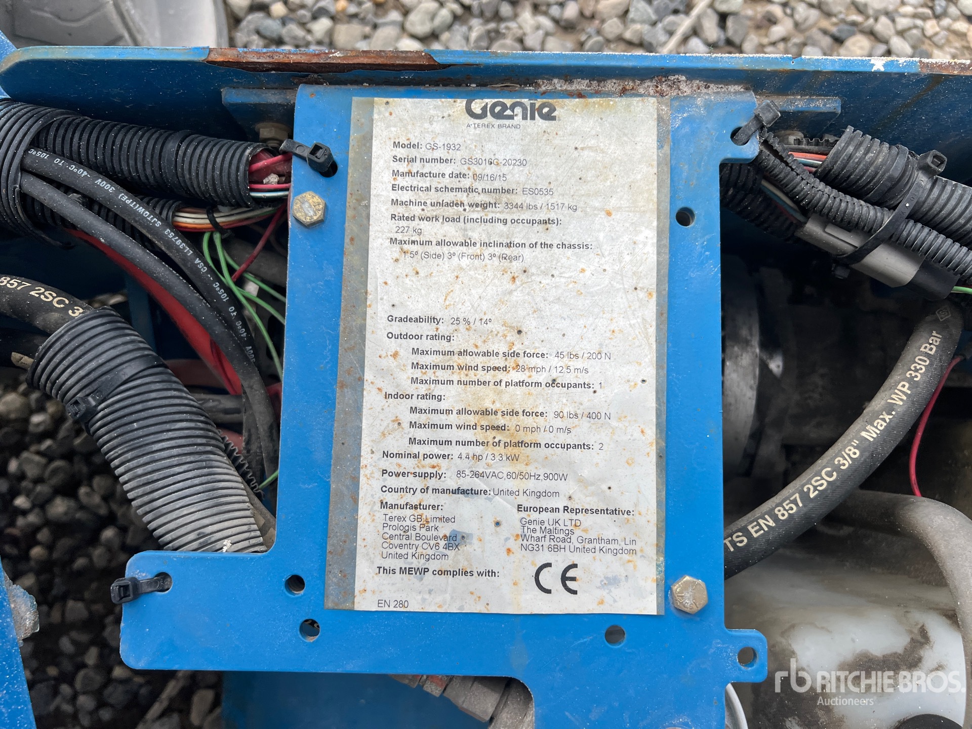 2015 Genie GS1932