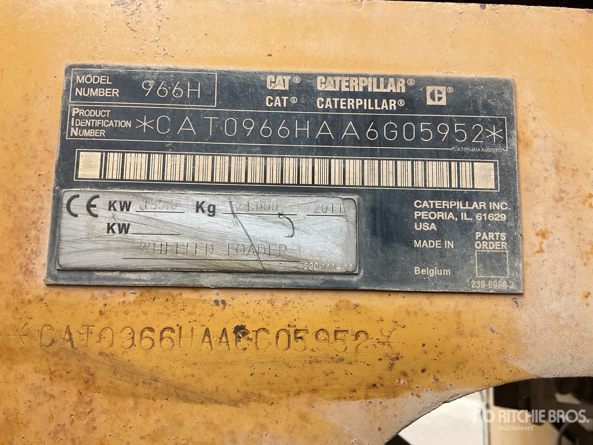 2011 Caterpillar 966H