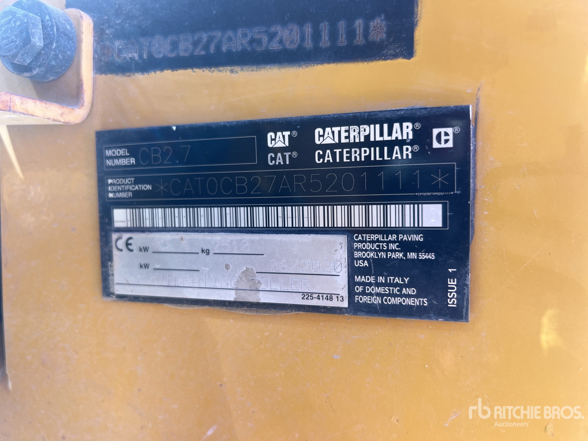 2020 Caterpillar CB2.7