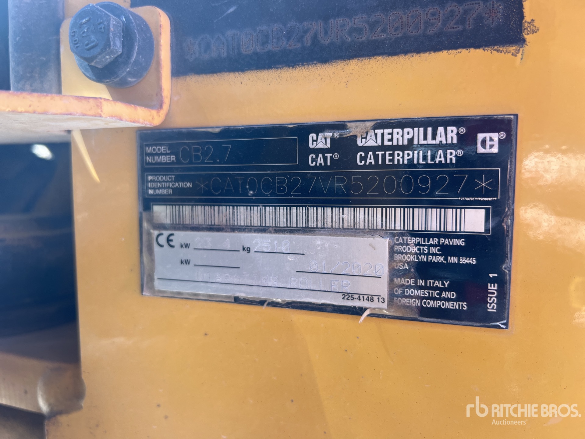 2020 Caterpillar CB2.7