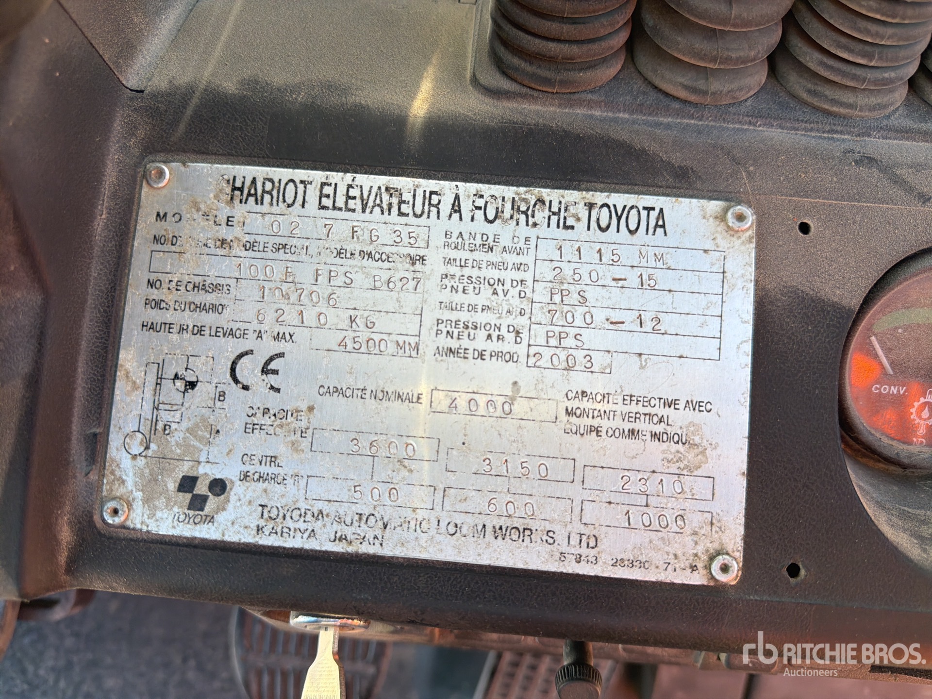 2003 Toyota 02-7FG35