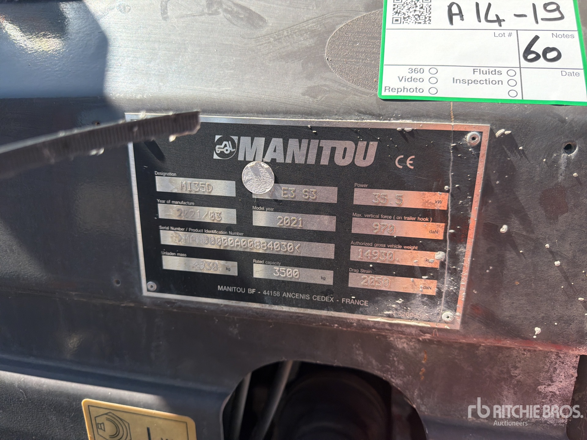 2021 Manitou MI 35D