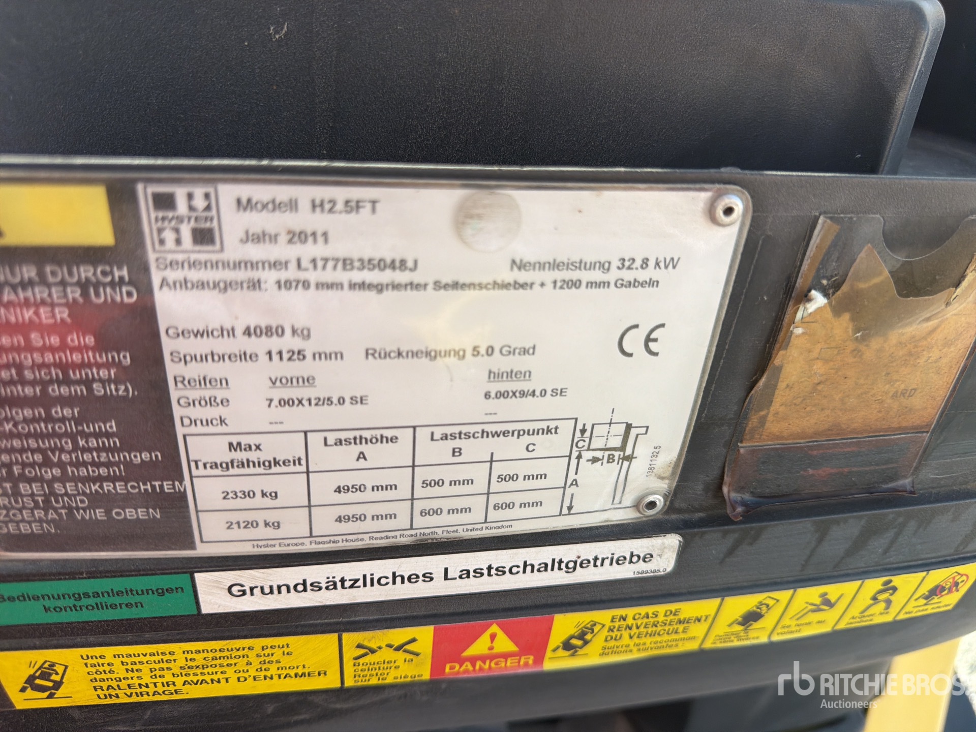 2011 Hyster H25FT