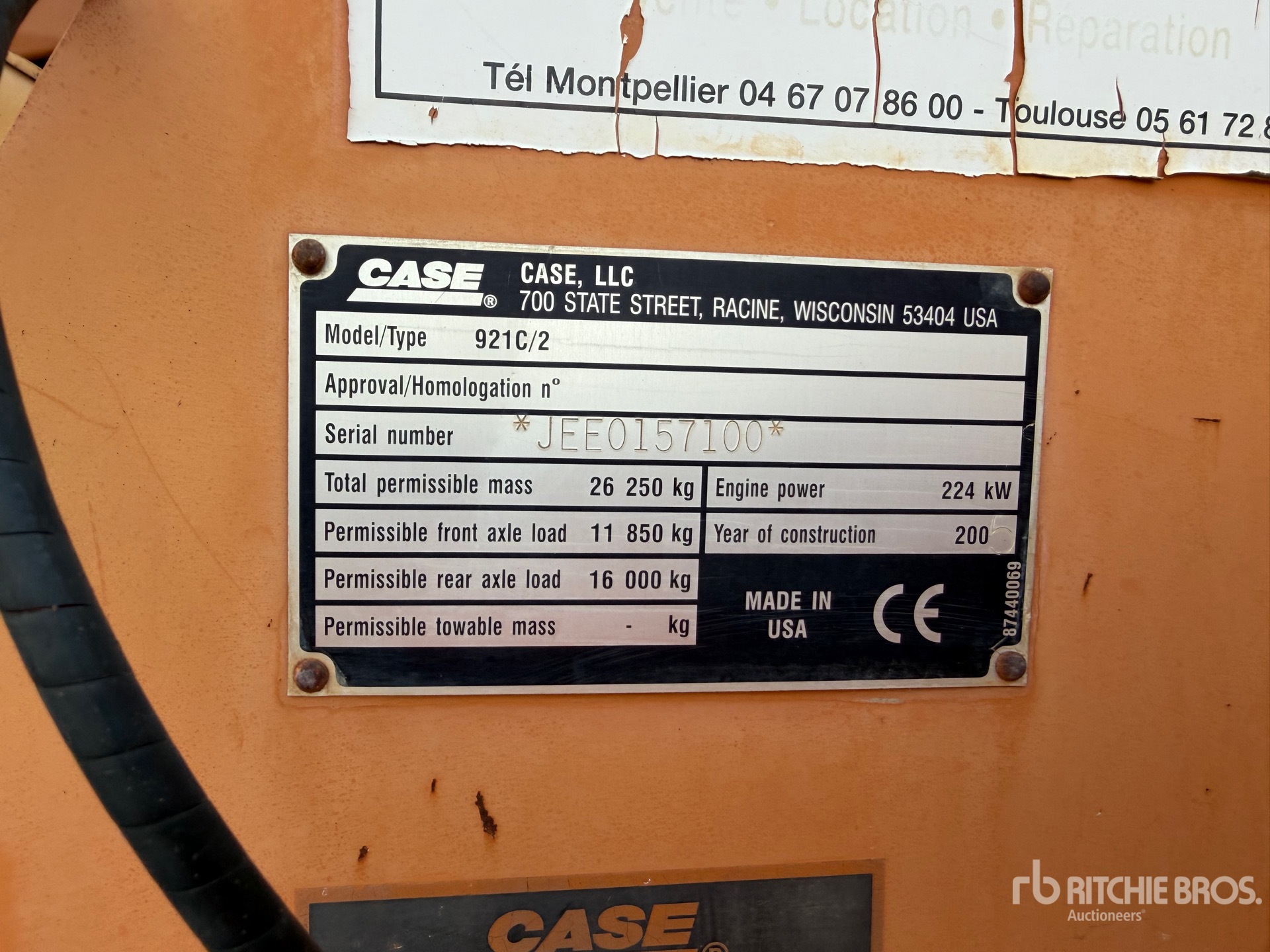 2005 Case 921C/2