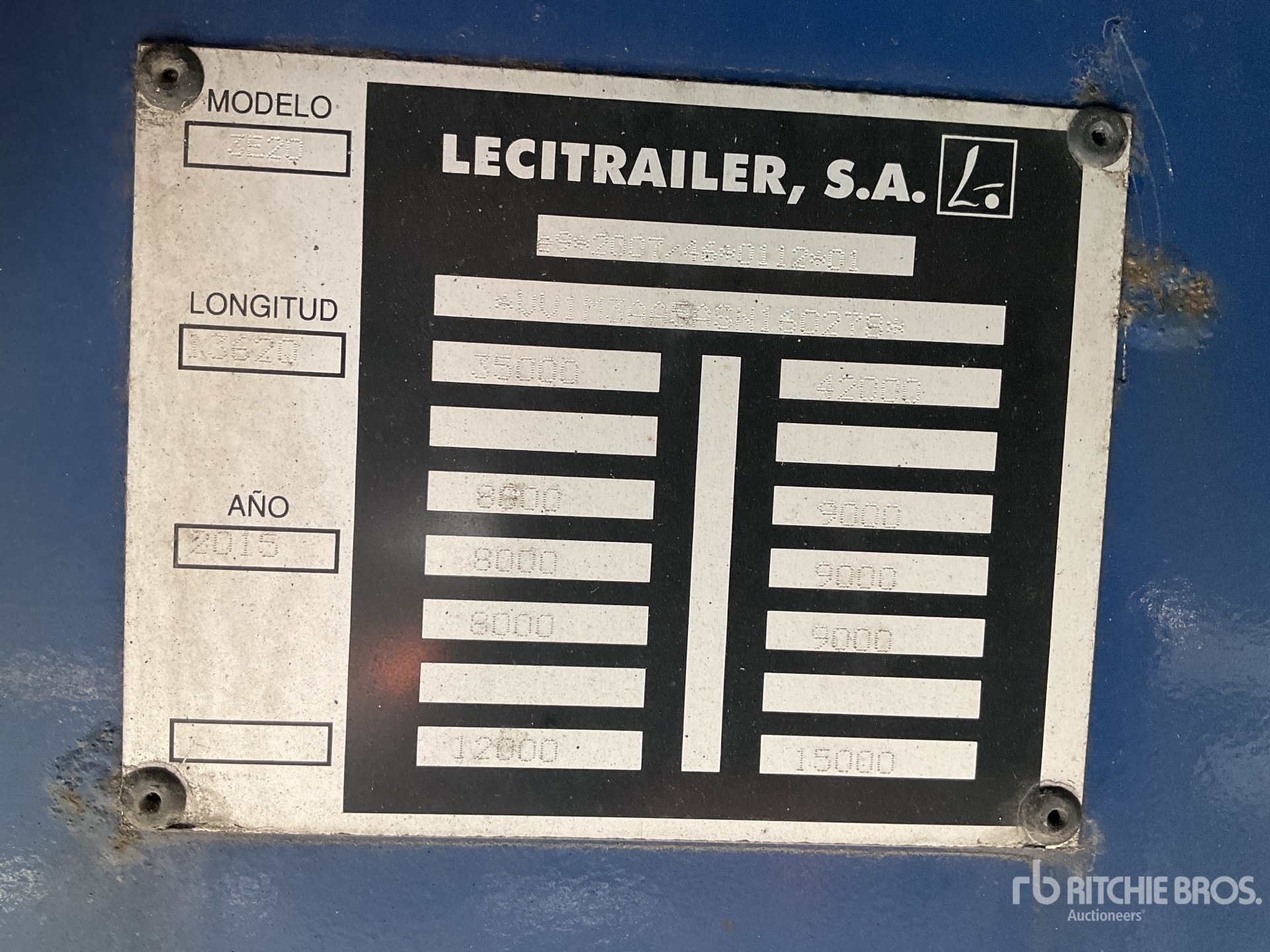 2015 Lecitrailer 3E20