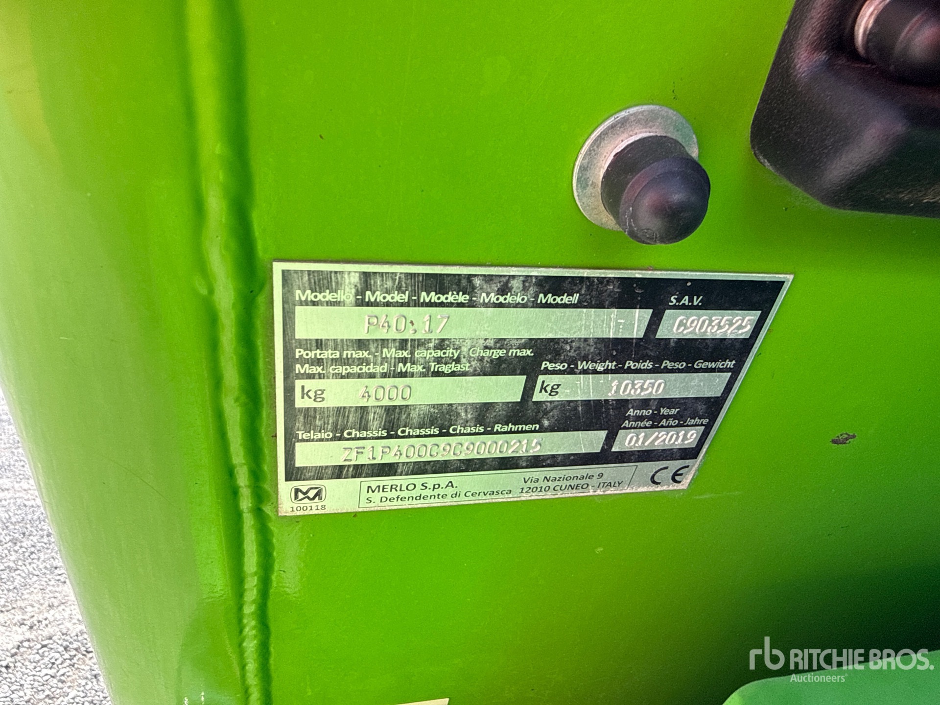 2019 Merlo P40.17