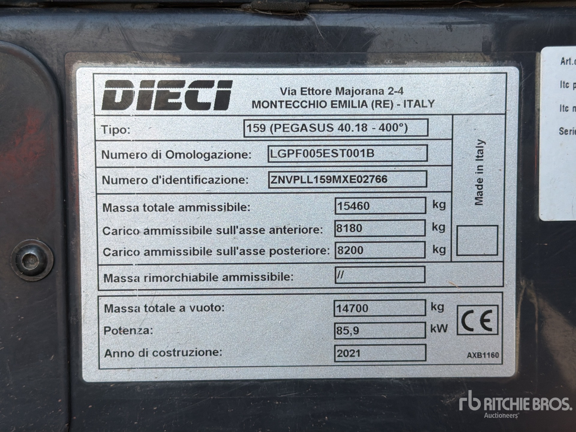 2021 Dieci PEGASUS 40.18