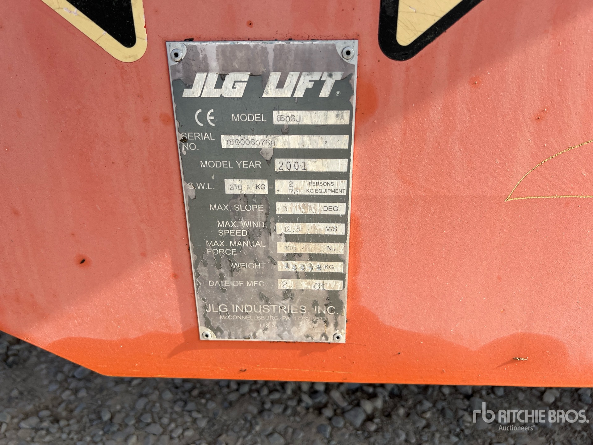 2001 JLG 660SJ