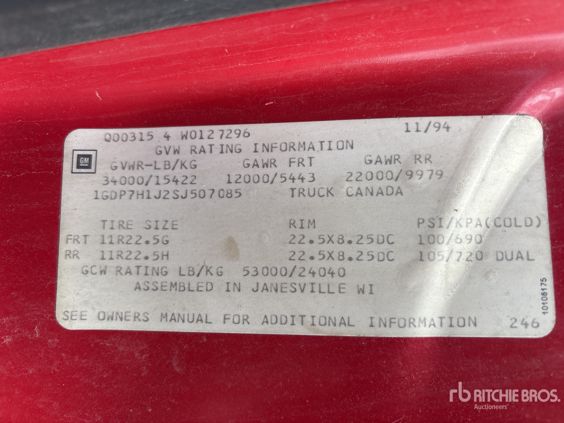 1995 GMC METFAB TOPKICK