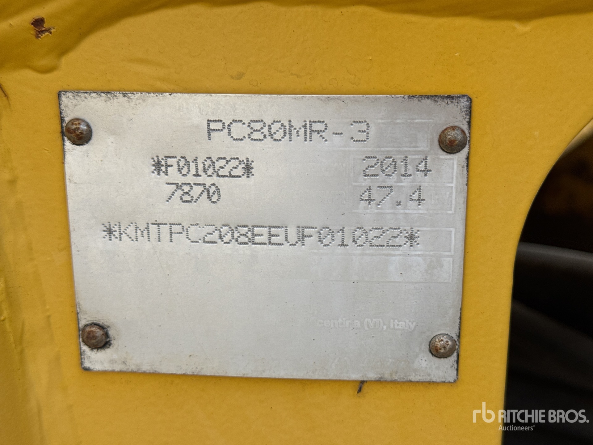2014 Komatsu PC80MR-3