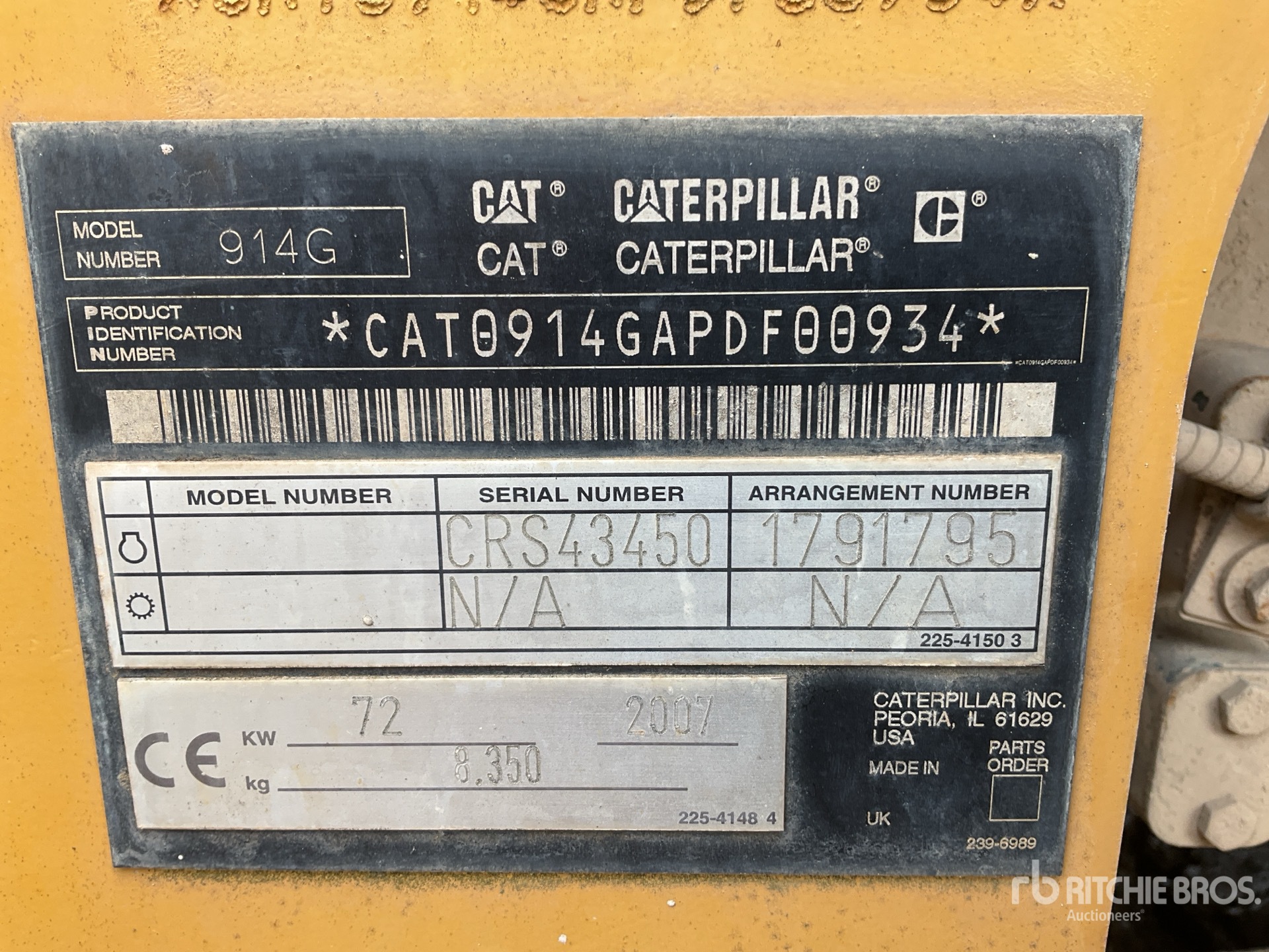 2007 Caterpillar 914G