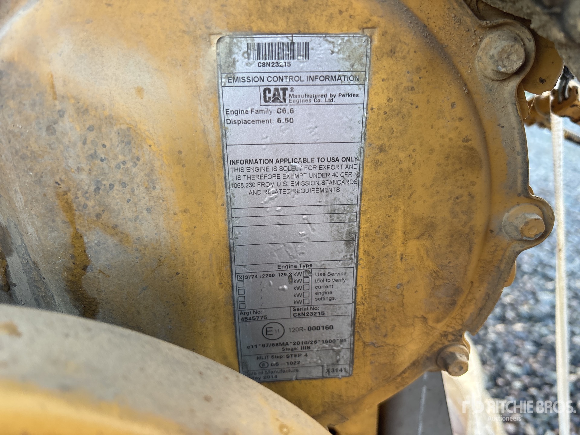 2014 Caterpillar C6.6