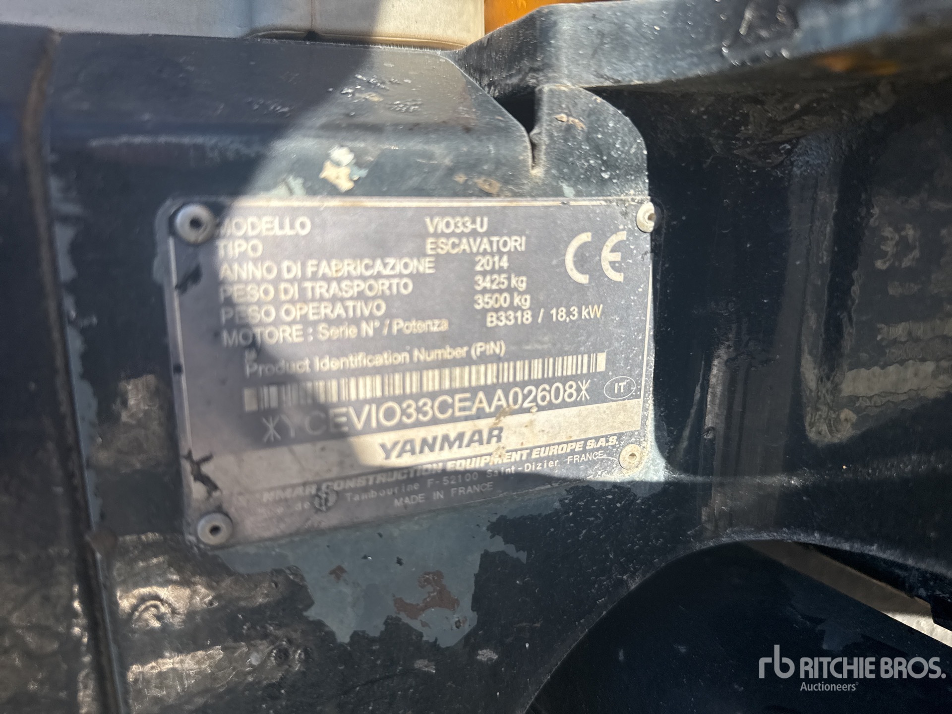 2014 Yanmar VIO33UCR