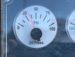 Control Station with Engine Oil Pressure
