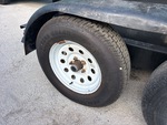 Trailer Chassis with Right Rear Tire