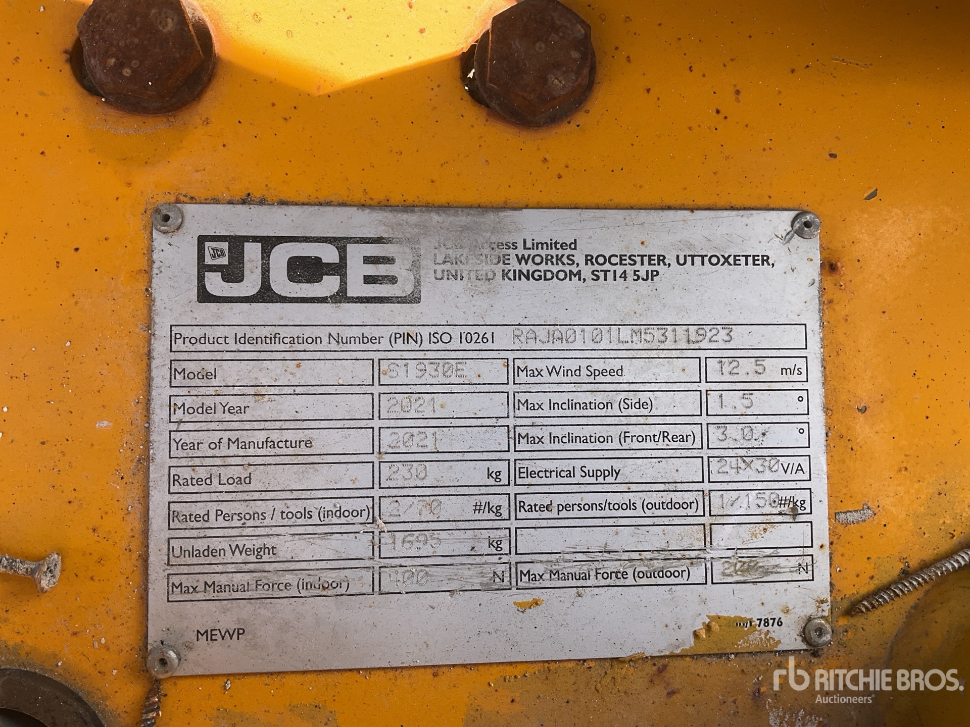 2021 JCB S1930E