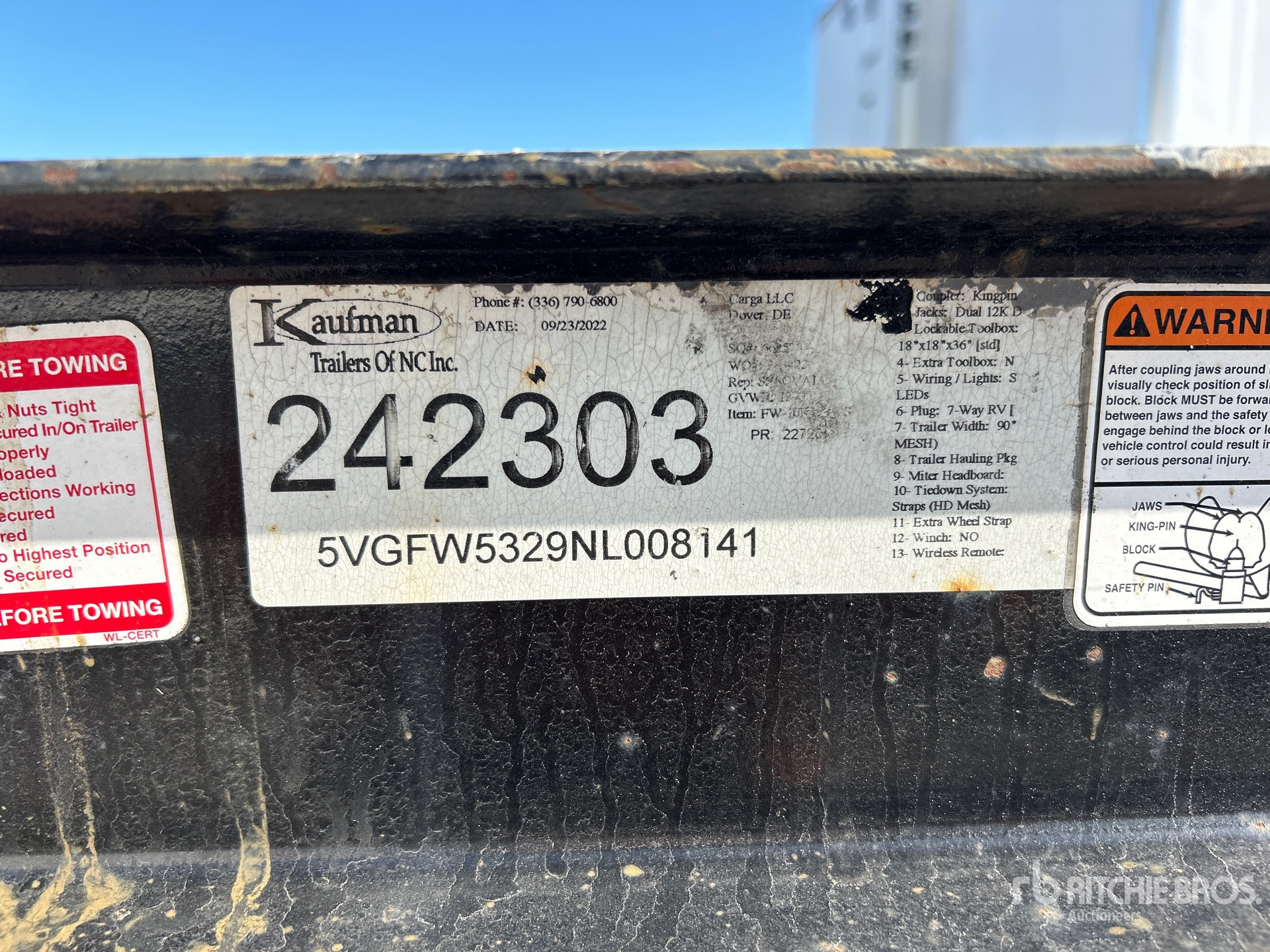 2022 Kaufman T/A OPEN