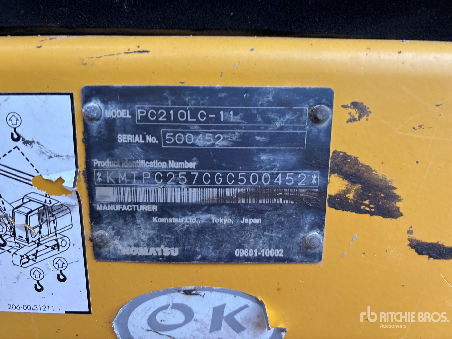 2017 Komatsu PC210LC-11