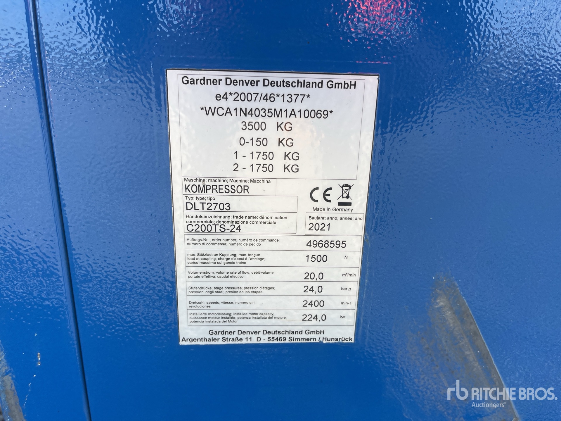 2021 Compair C200TS24/HG1 DL