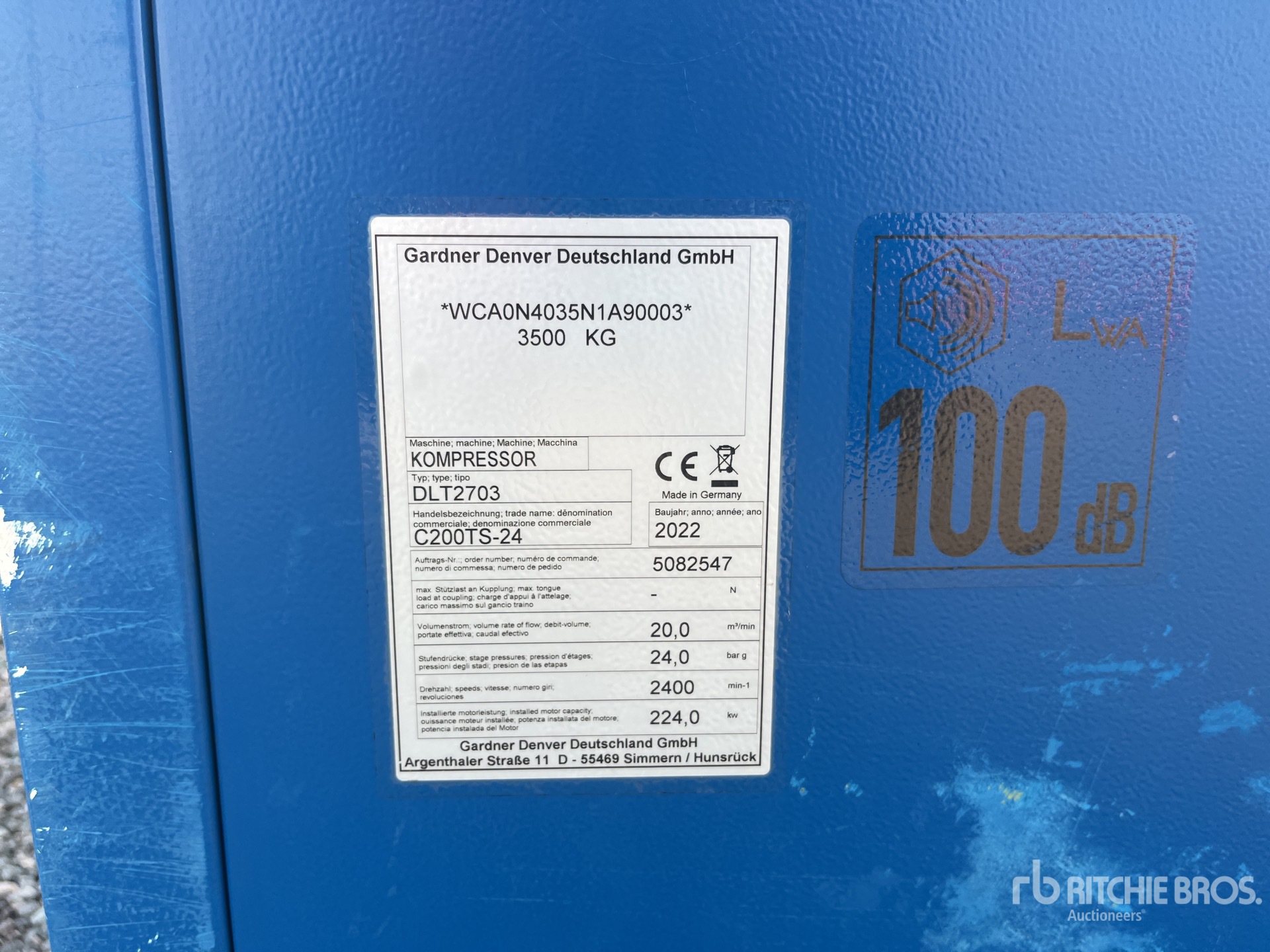 2022 Compair C200TS-24
