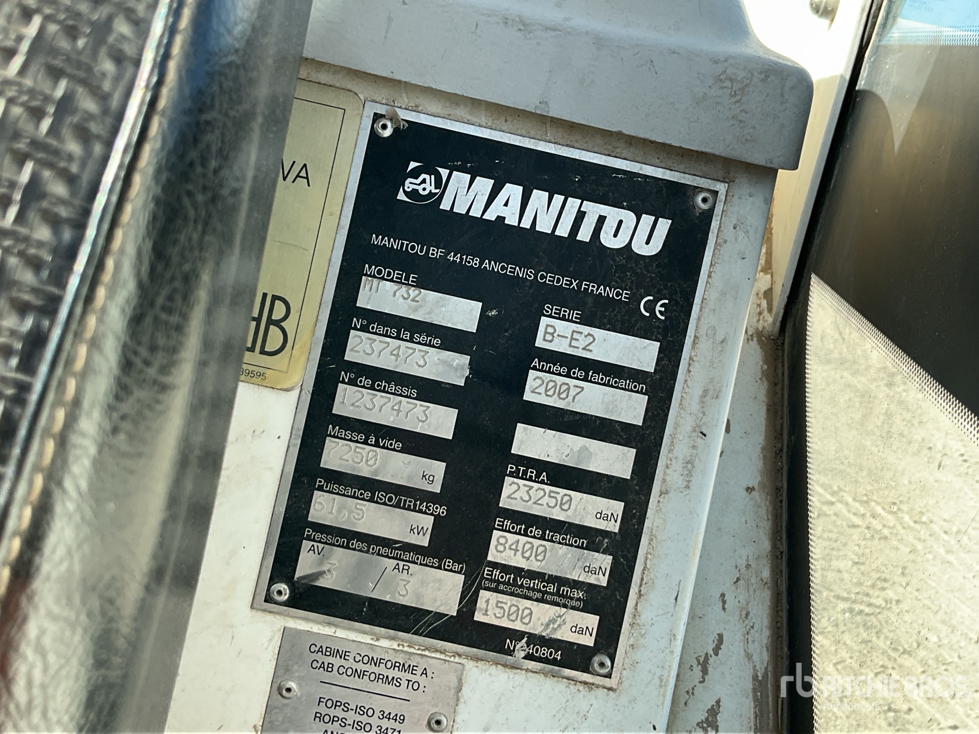 2007 Manitou MT732