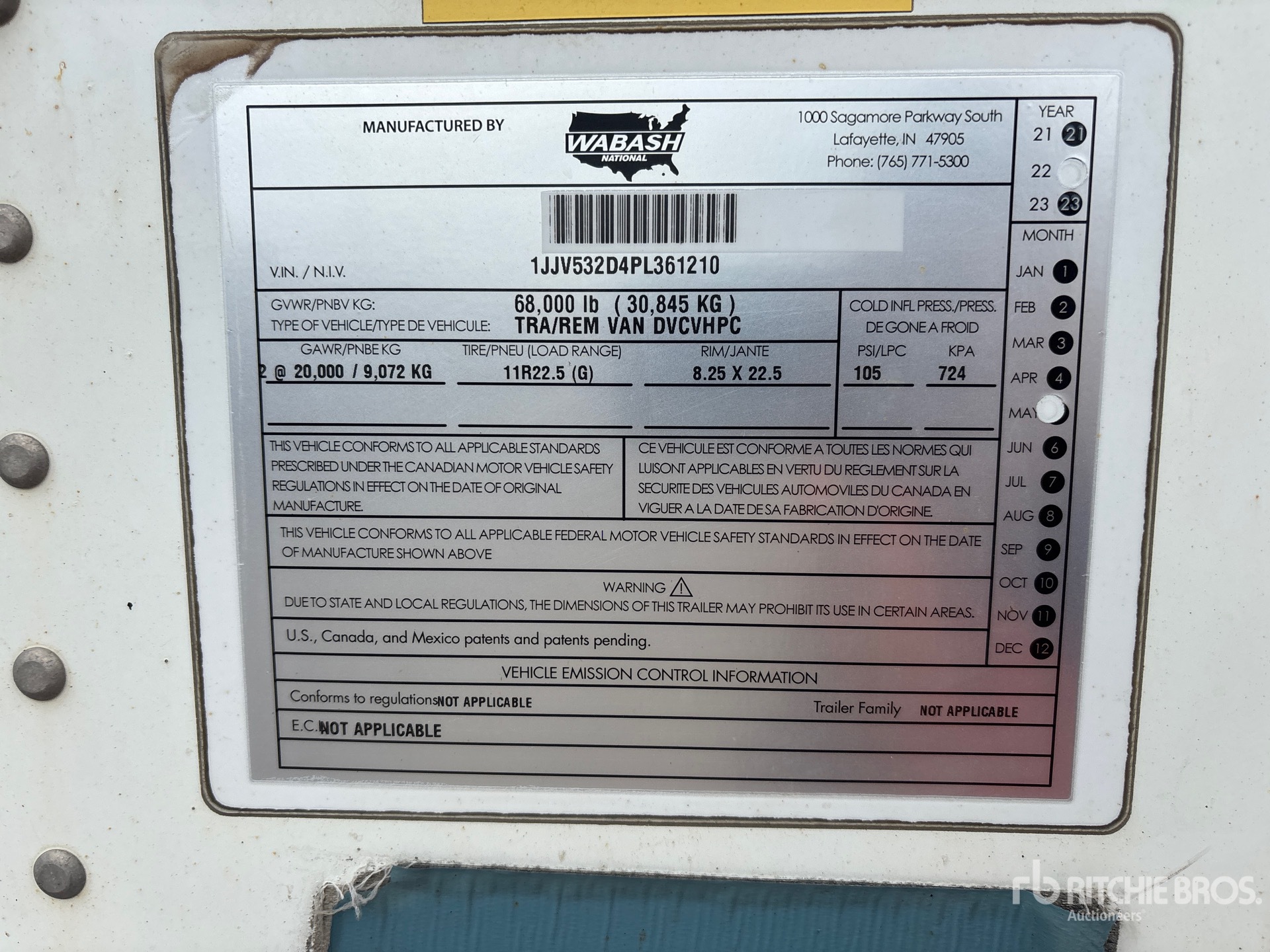 2023 Wabash DURA-PLATE