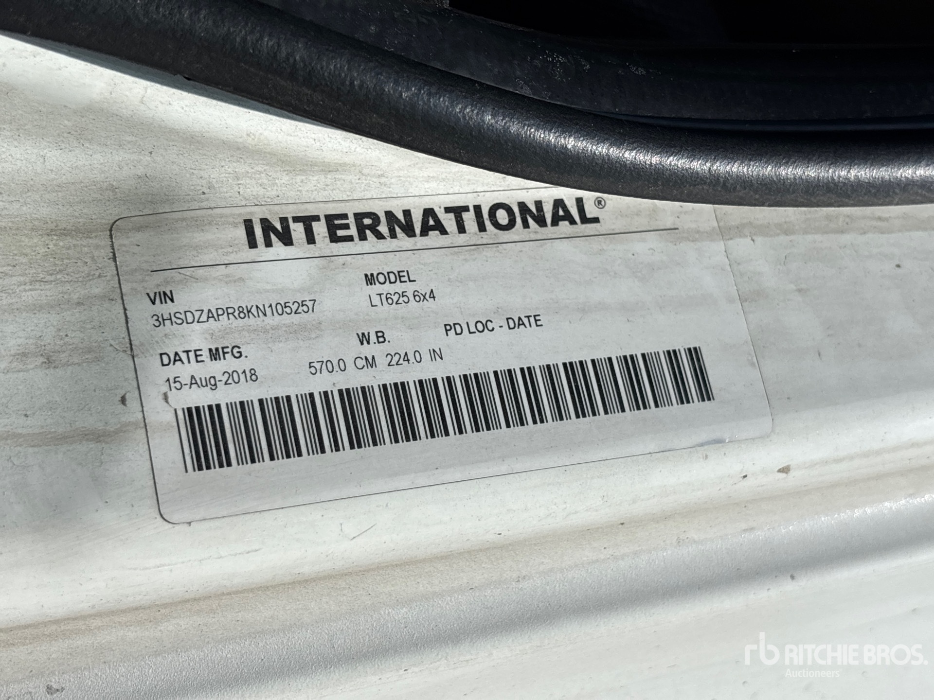 2019 International LT625
