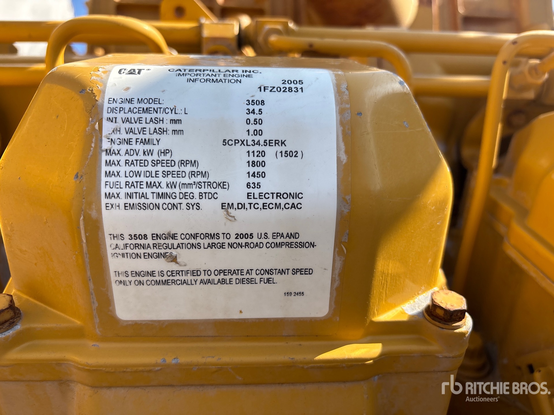 2005 Caterpillar 3508