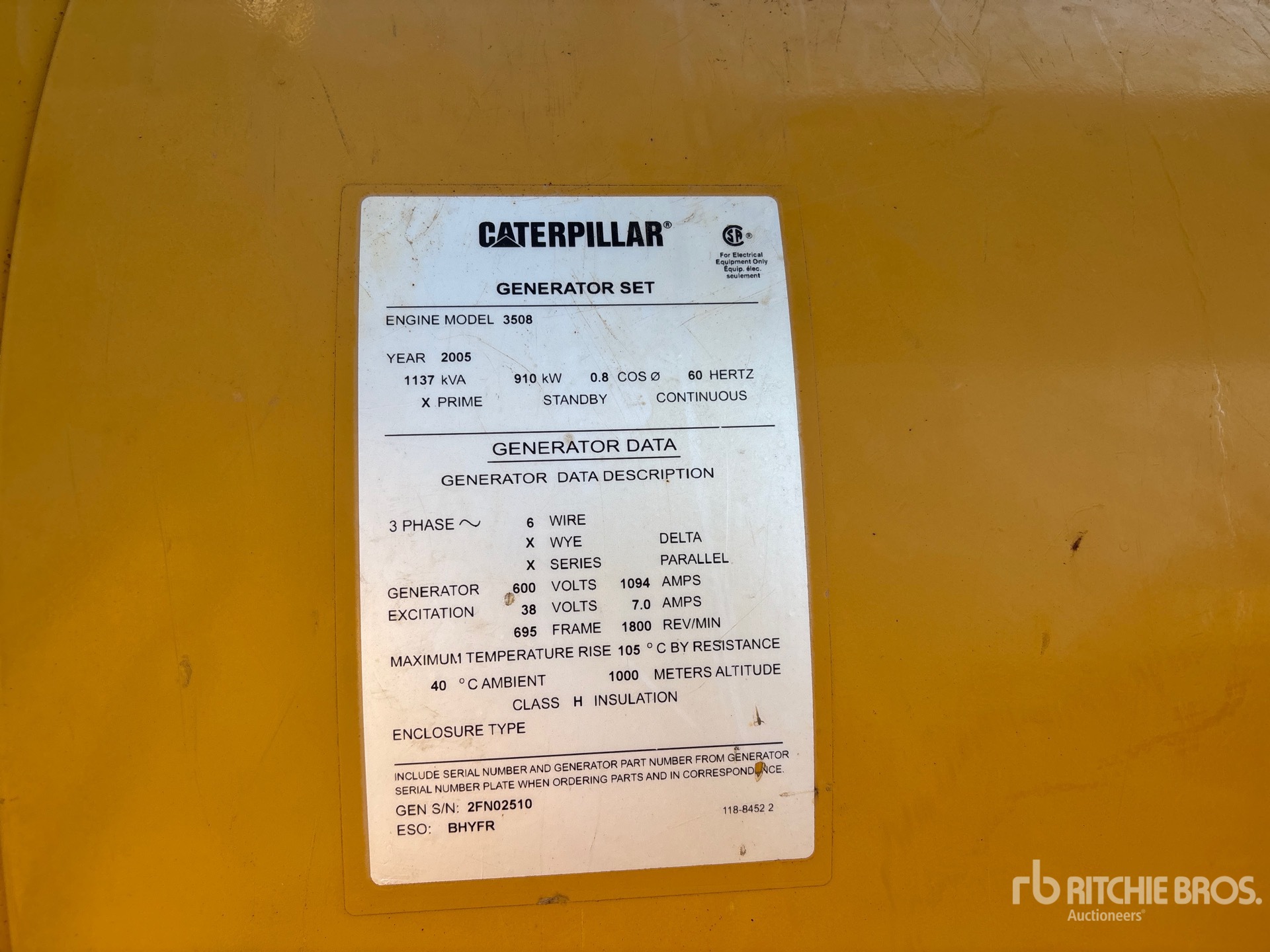 2005 Caterpillar 3508