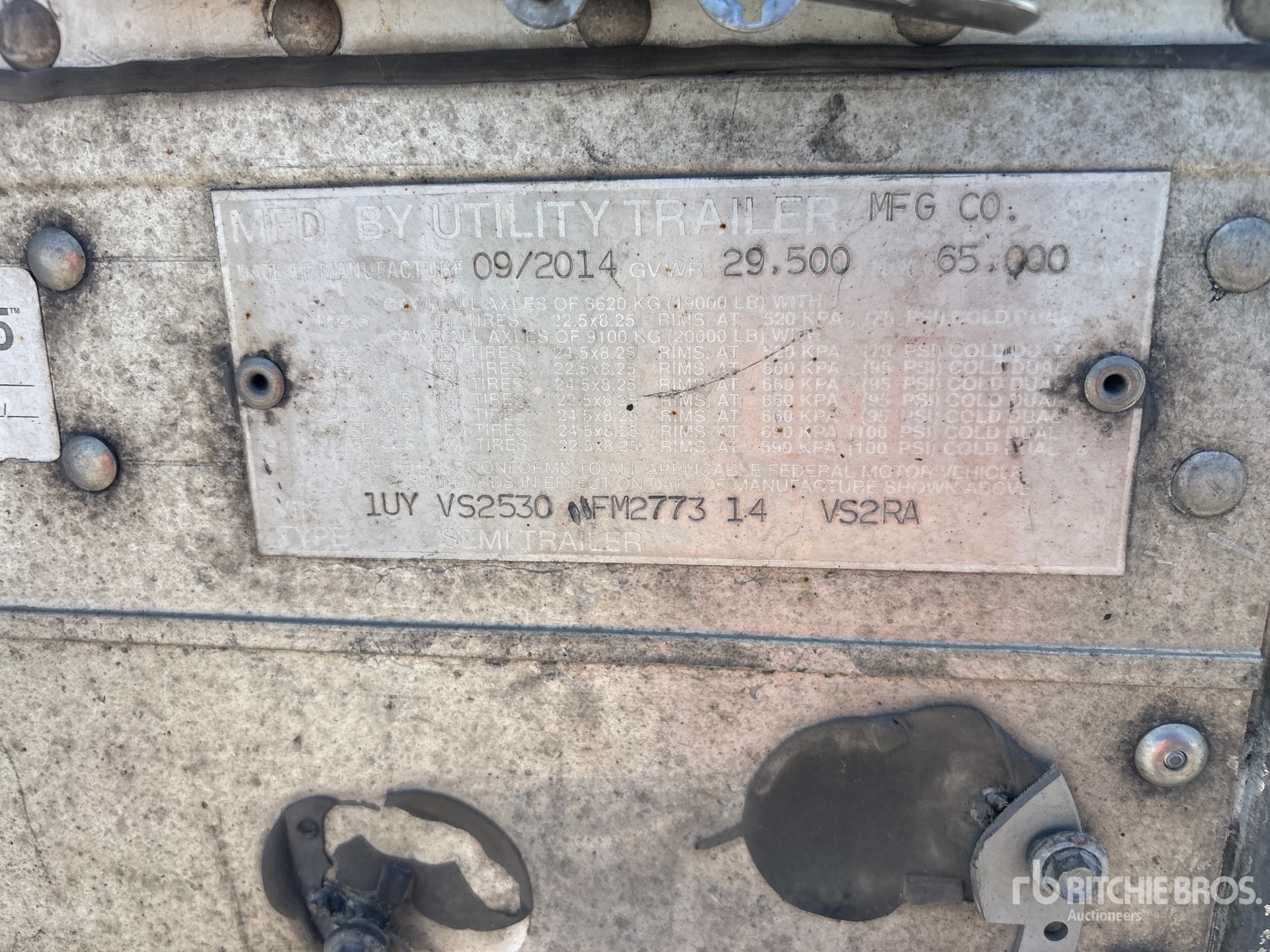 2015 Utility VS2RA