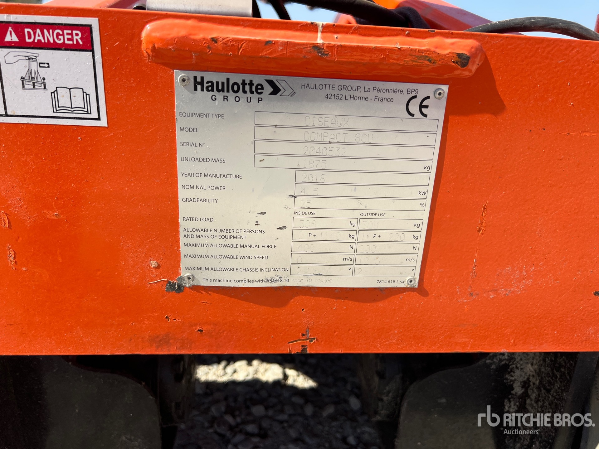 2018 Haulotte COMPACT8