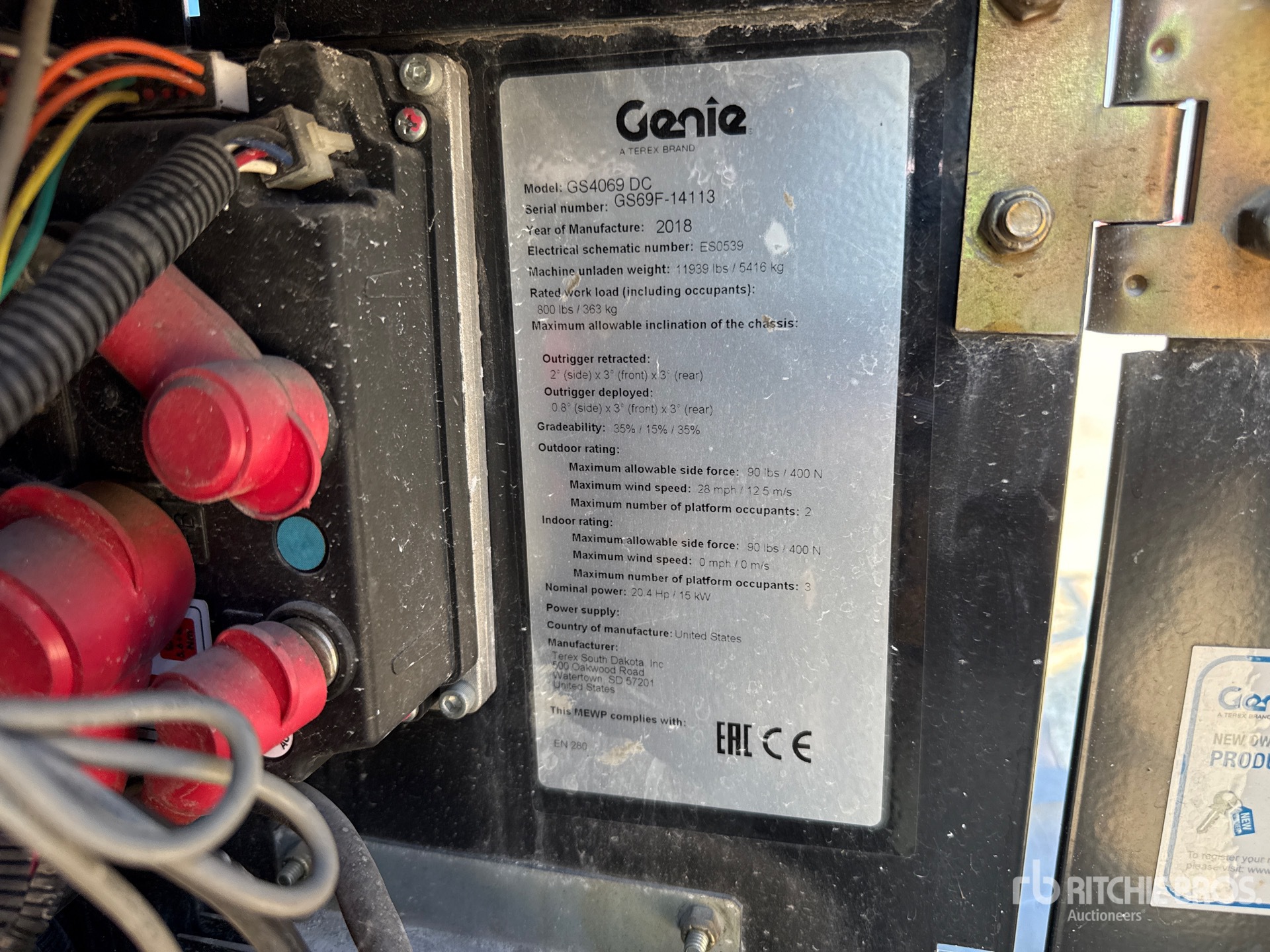 2018 Genie GS-4069DC