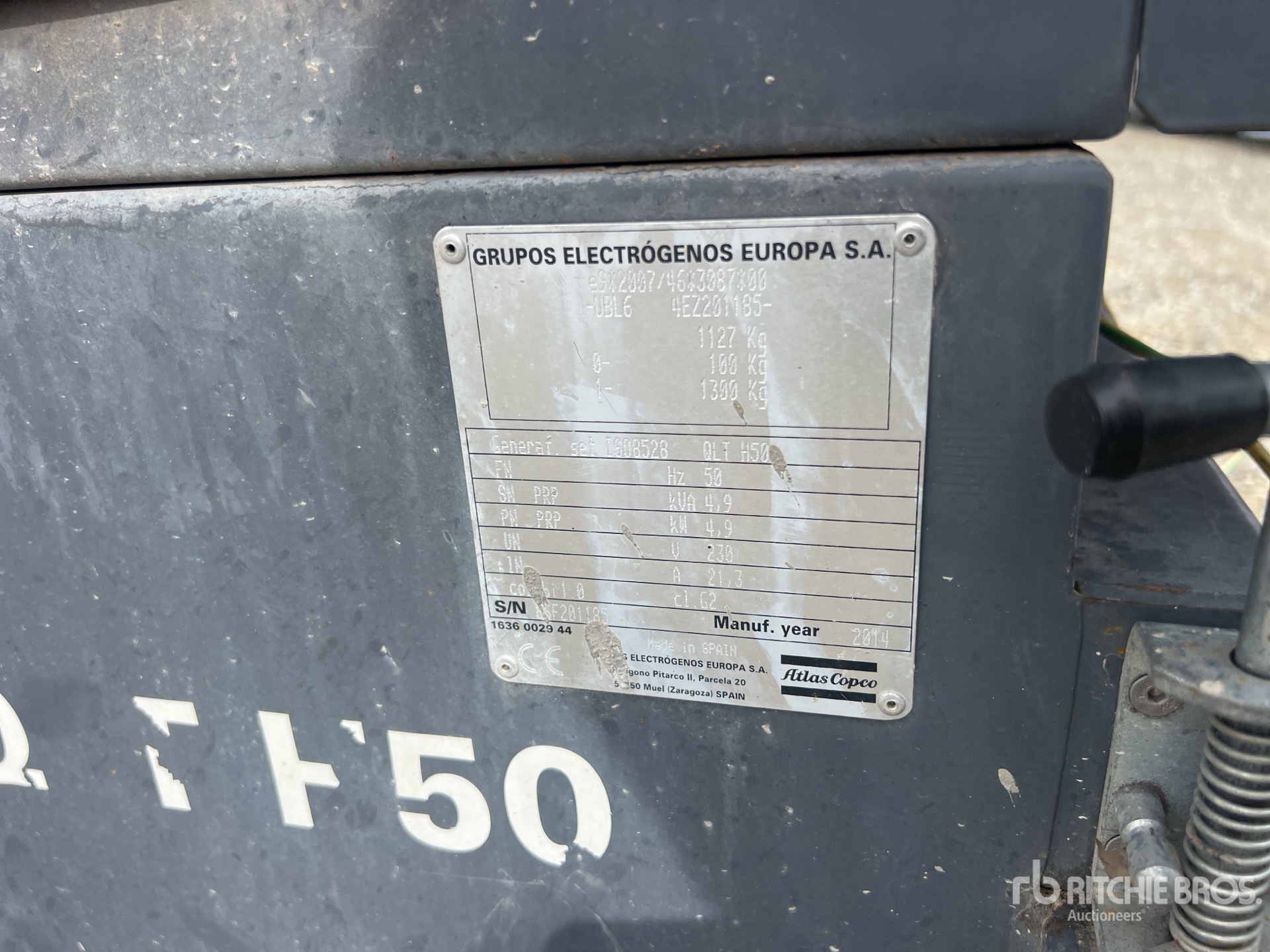 2014 Atlas Copco QLT H50