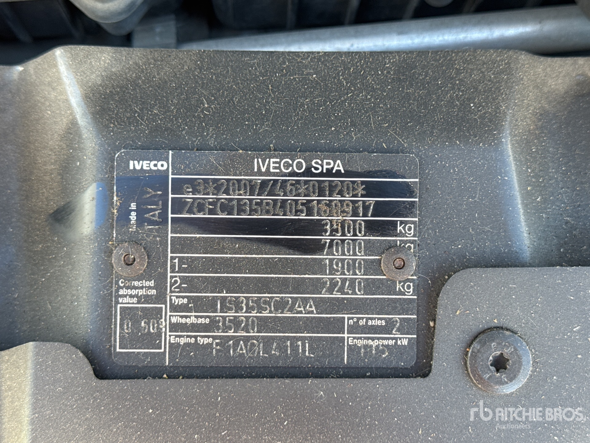 2018 Iveco 35-160 HI-MATIC