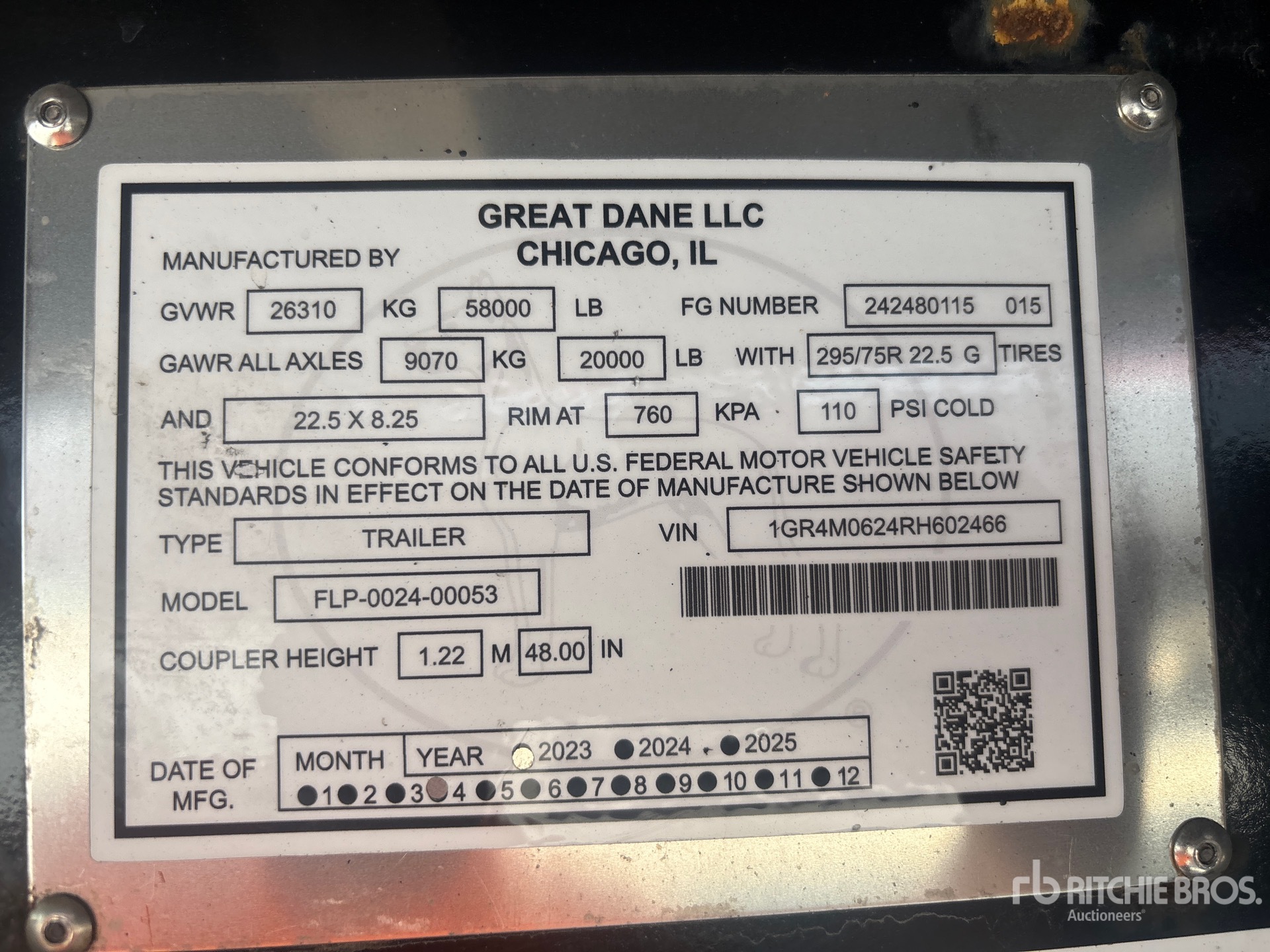 2024 Great Dane FLP-0024-005