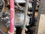 Engine with A/C Compressor