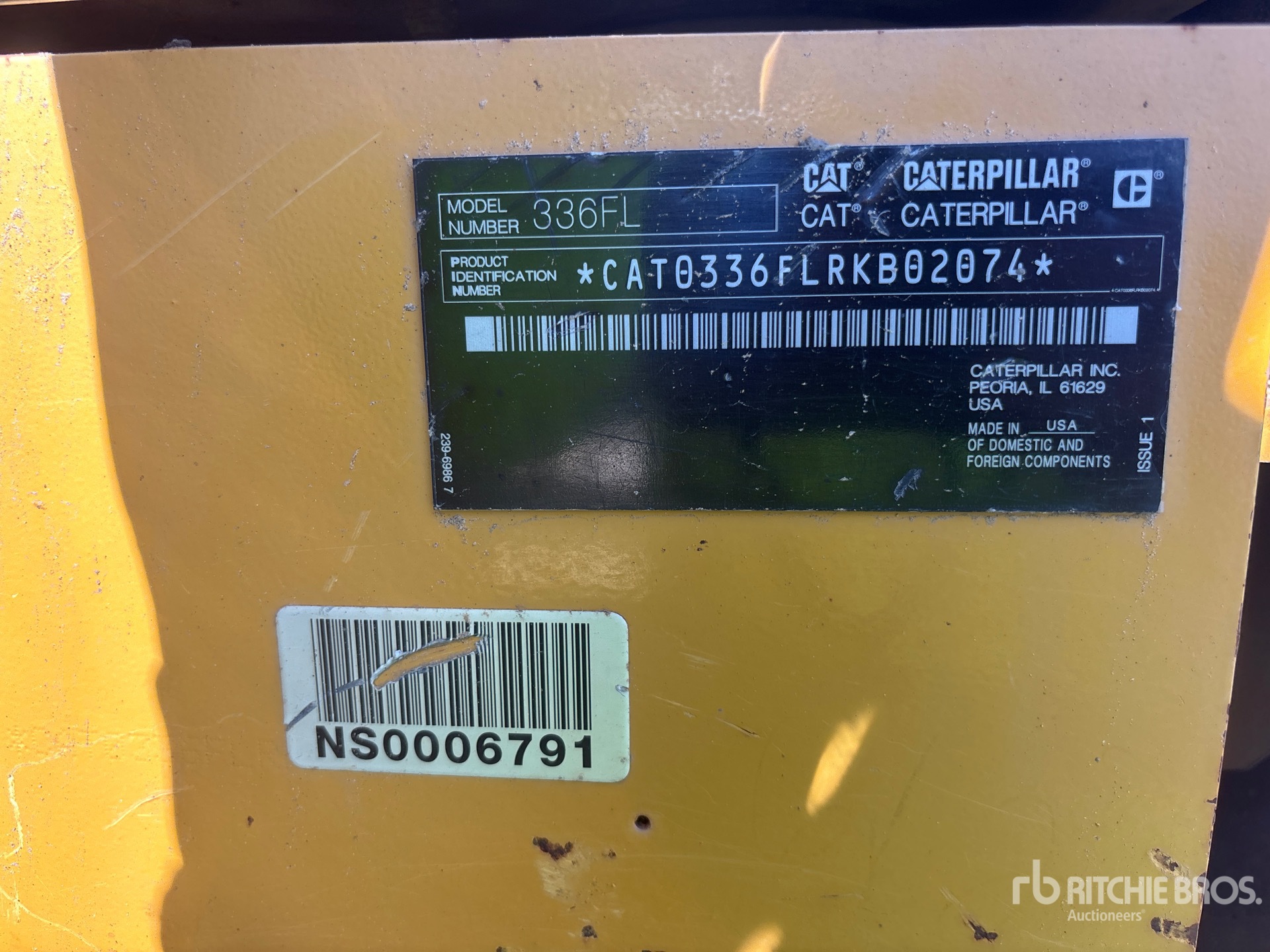 2016 Caterpillar 336F L