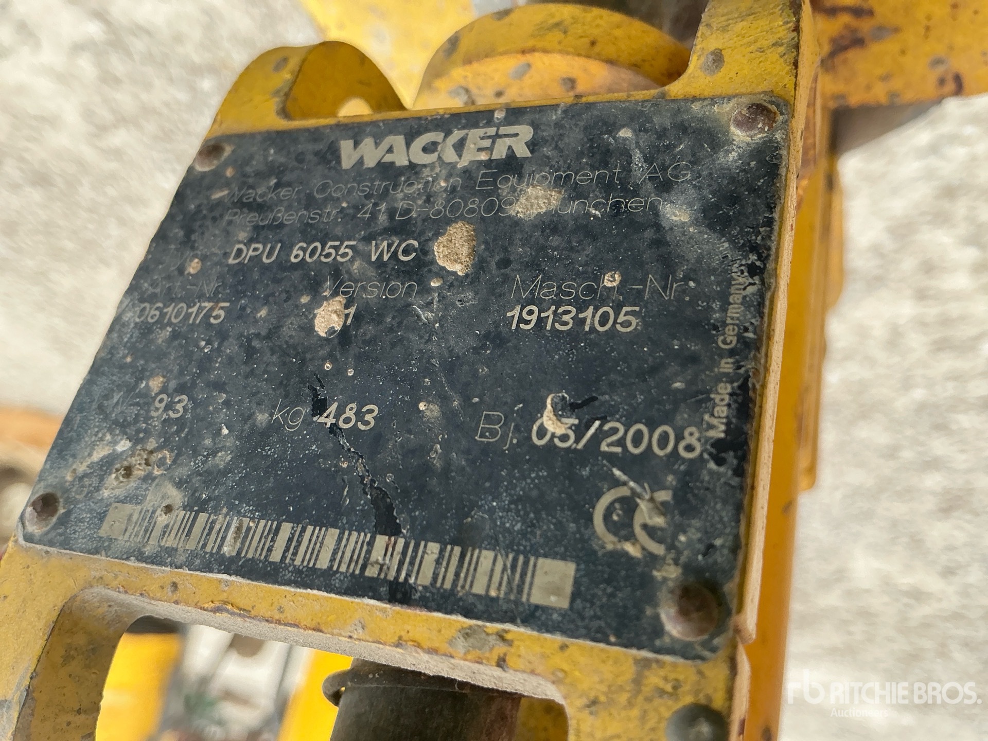 2008 Wacker Neuson DPU-6055