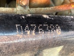 General Appearance with Frame Stamp Serial Number/VIN Photo